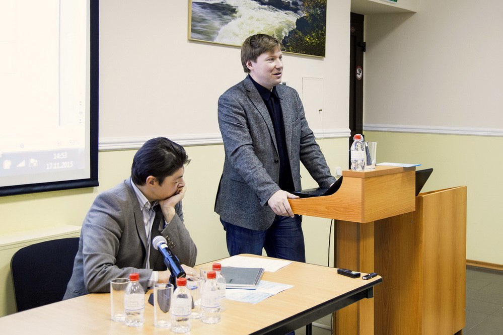 А.Гайдуков и А. Сотниченко, Межрегиональная конференция «Проблемы формирования этно-религиозной идентичности и профилактика распространения радикальной идеологии в этноконфессиональной сфере», Санкт-Петербург, 17.11.2015.